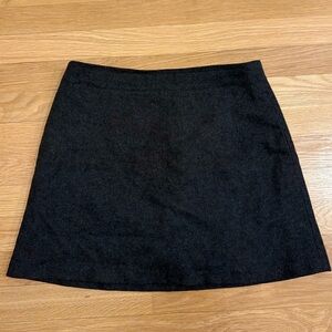 Aritzia Wilfred Wool Mini Skirt Charcoal Size Small